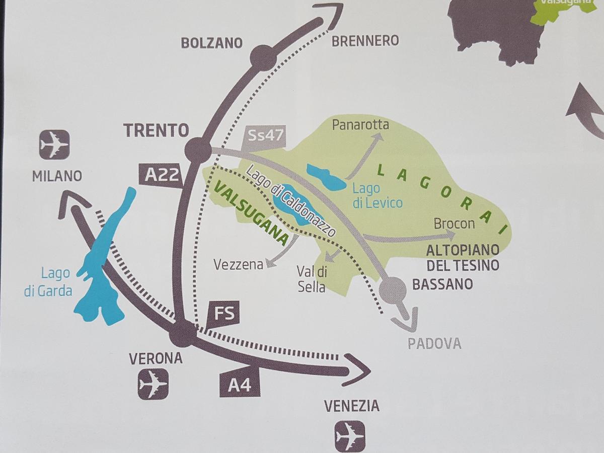 Strigno Masetto Egidio Eco-Agriturヴィラ エクステリア 写真